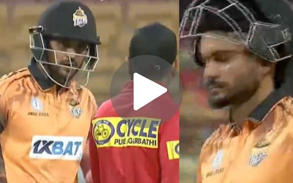 [Watch] KKR Star Manish Pandey Argues With The Umpire After Being Given Out In Maharaja Trophy 2024